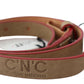 Beige Leather Fashion Belt