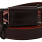 Elegant Brown Leather Fashion Belt