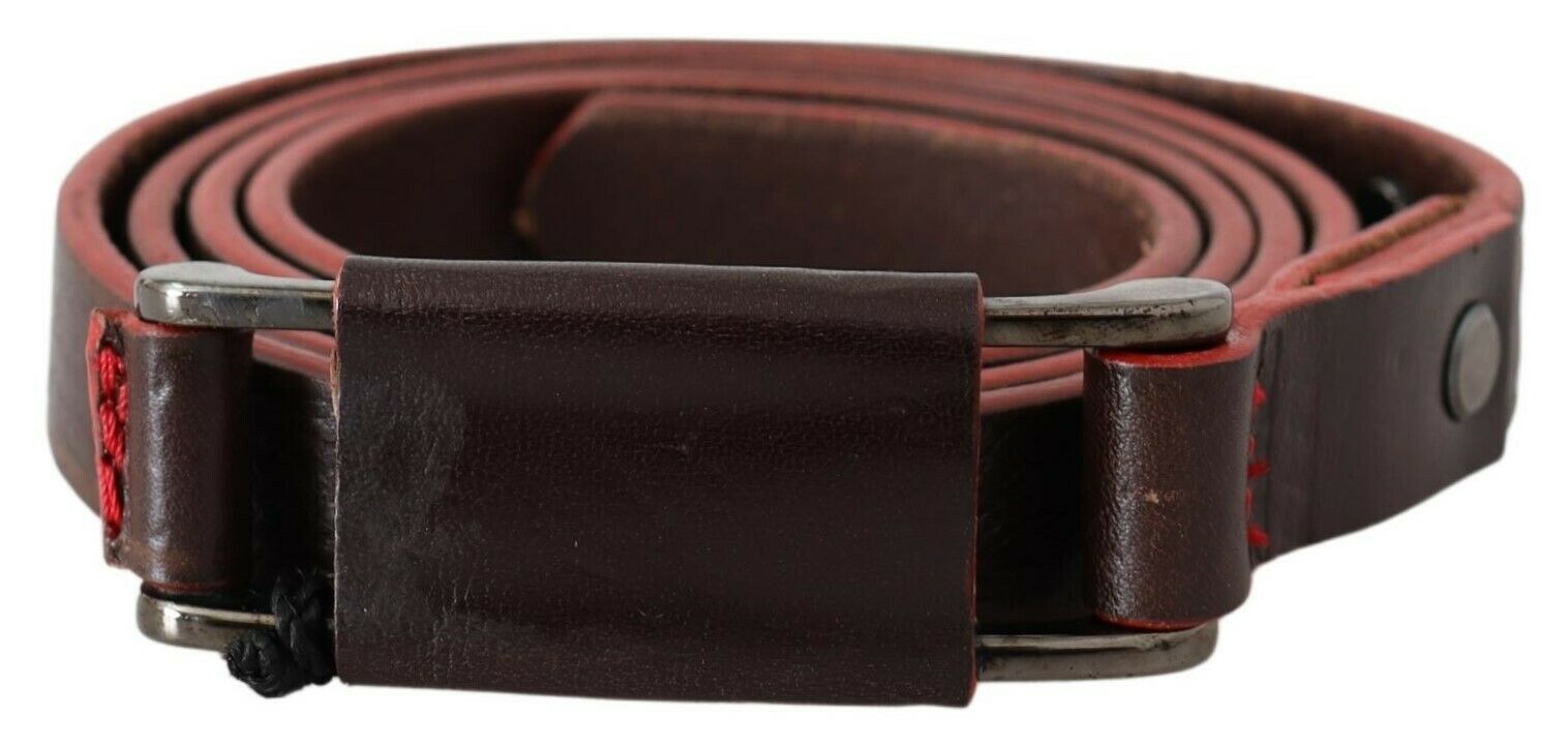 Eleganter brauner Ledergürtel