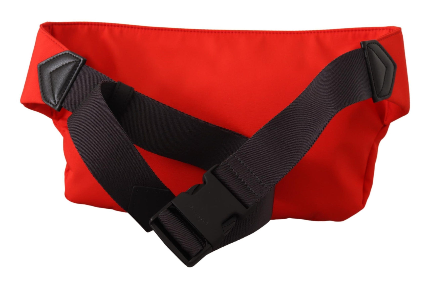 Elegante borsa a marsupio grande in rosso e nero