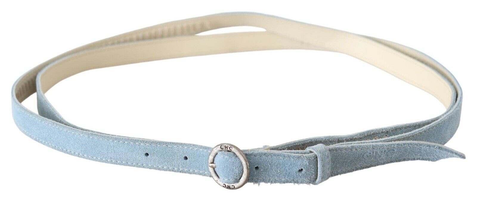 Schicker himmelblauer Ledergürtel – Schnallen Sie sich mit Stil an