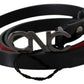 Chic Black Leather Fashion Belt