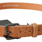 Chic Light Brown Leather Fashion Belt