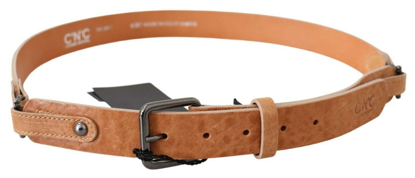 Schicker hellbrauner Leder-Modegürtel
