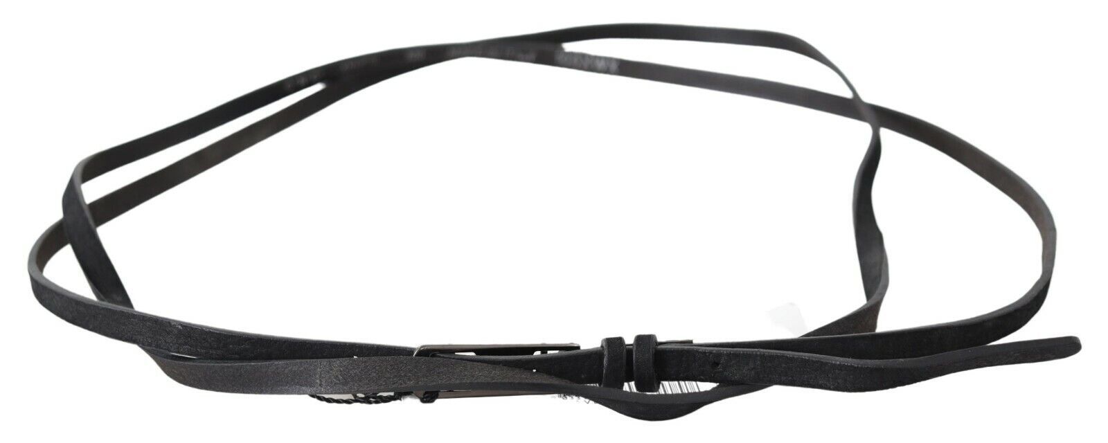 Eleganter, verstellbarer Gürtel aus schwarzem Leder