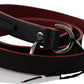 Elegant Dual-Tone Leather Belt