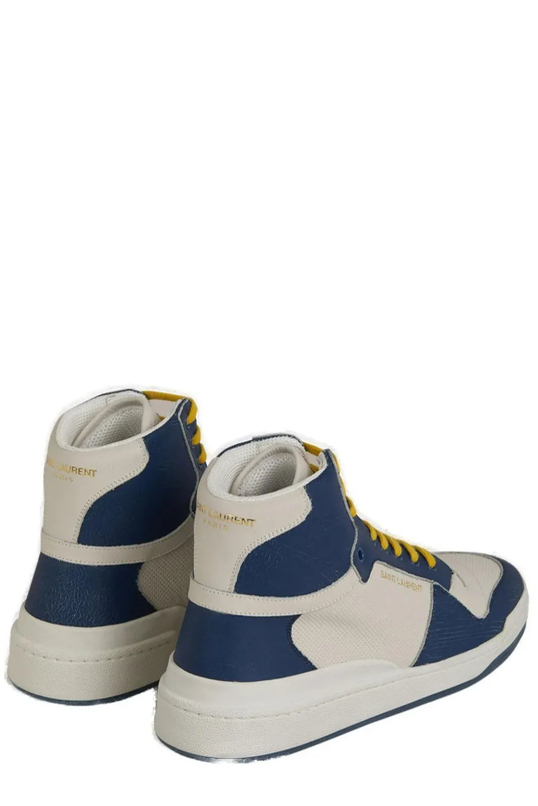 Esalta il tuo stile con le sneakers di lusso blu a metà altezza