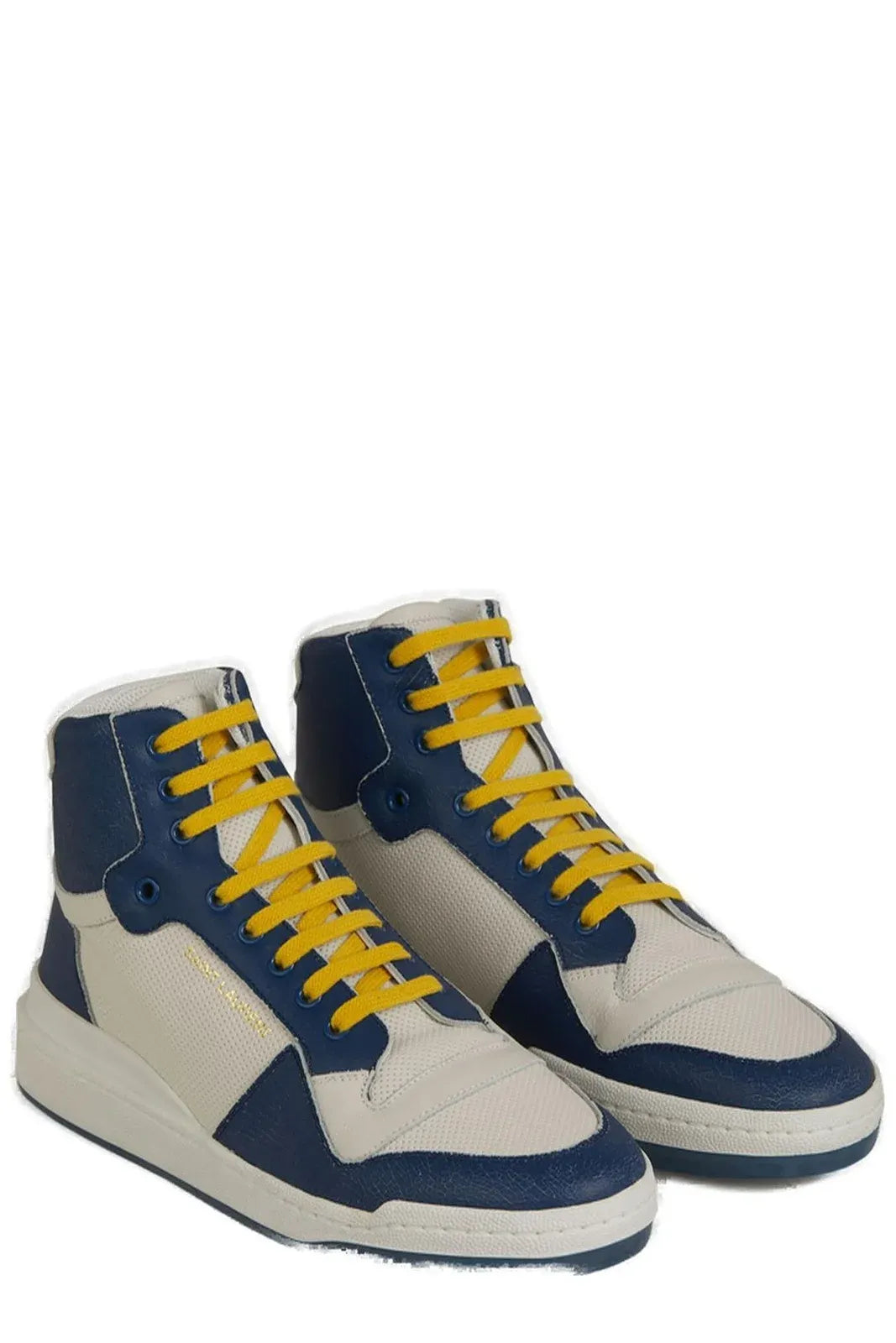 Esalta il tuo stile con le sneakers di lusso blu a metà altezza