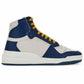 Elevate Your Style with Mid-Top Blue Luxury Sneakers