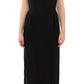 Dolce & Gabbana Black Silk Shortsleeve Gown Maxi IT Dress