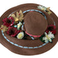 Elegant Floppy Floral Wide Brim Hat