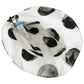 Polka Dot Cotton Bucket Hat - White & Black