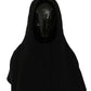 Elegant Black Hooded Scarf Wrap