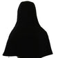 Elegant Black Hooded Scarf Wrap