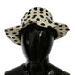 Chic Black Polka Dot Trilby Hat