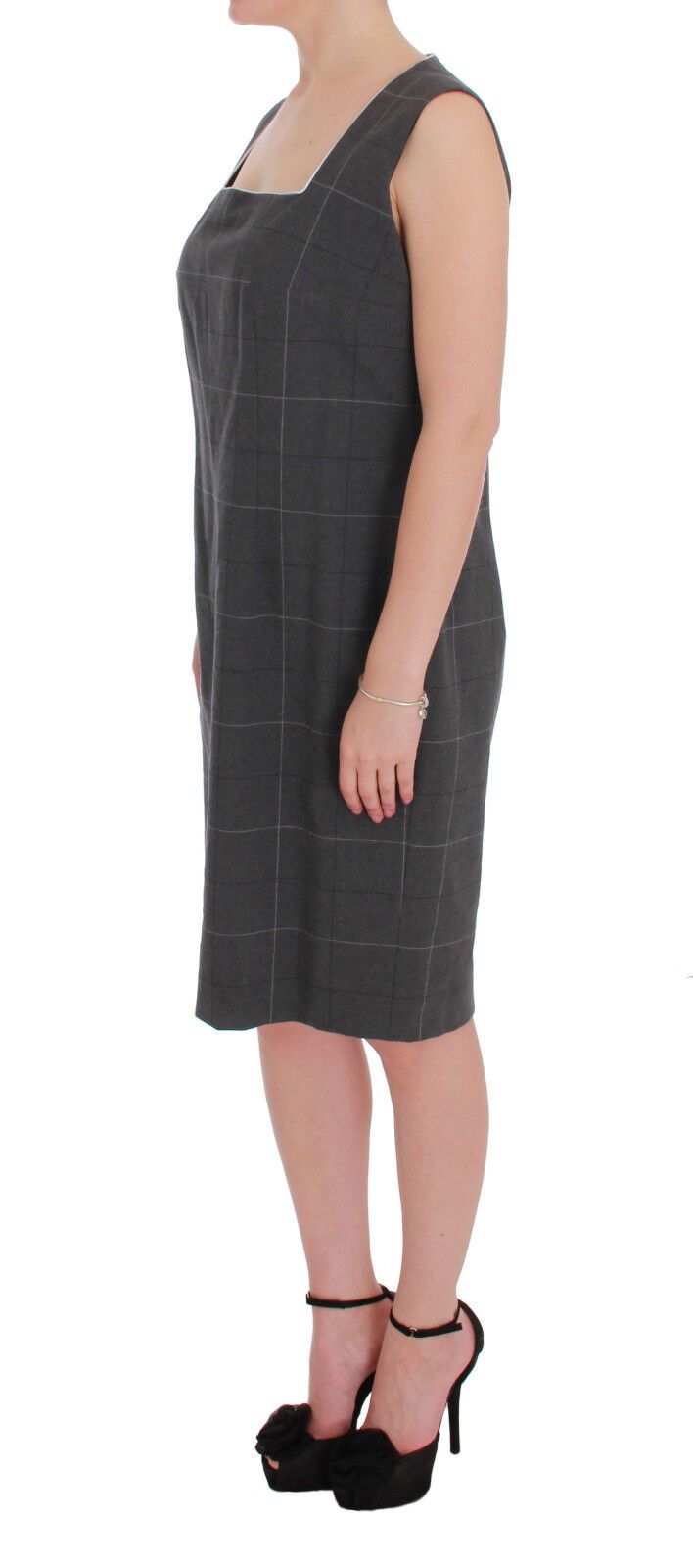 Completo elegante in misto cotone a quadri