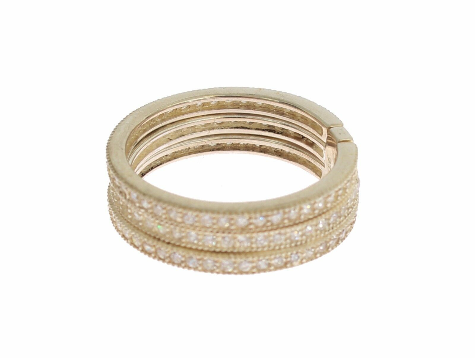 Schillernder Sterlingsilber-Ring mit Zirkonia-Kristallen