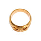 Glamorous Gold-Plated Sterling Silver Ring