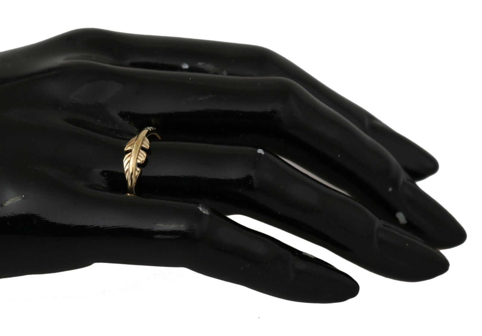 Eleganter Damenring aus goldenem CZ-Kristall