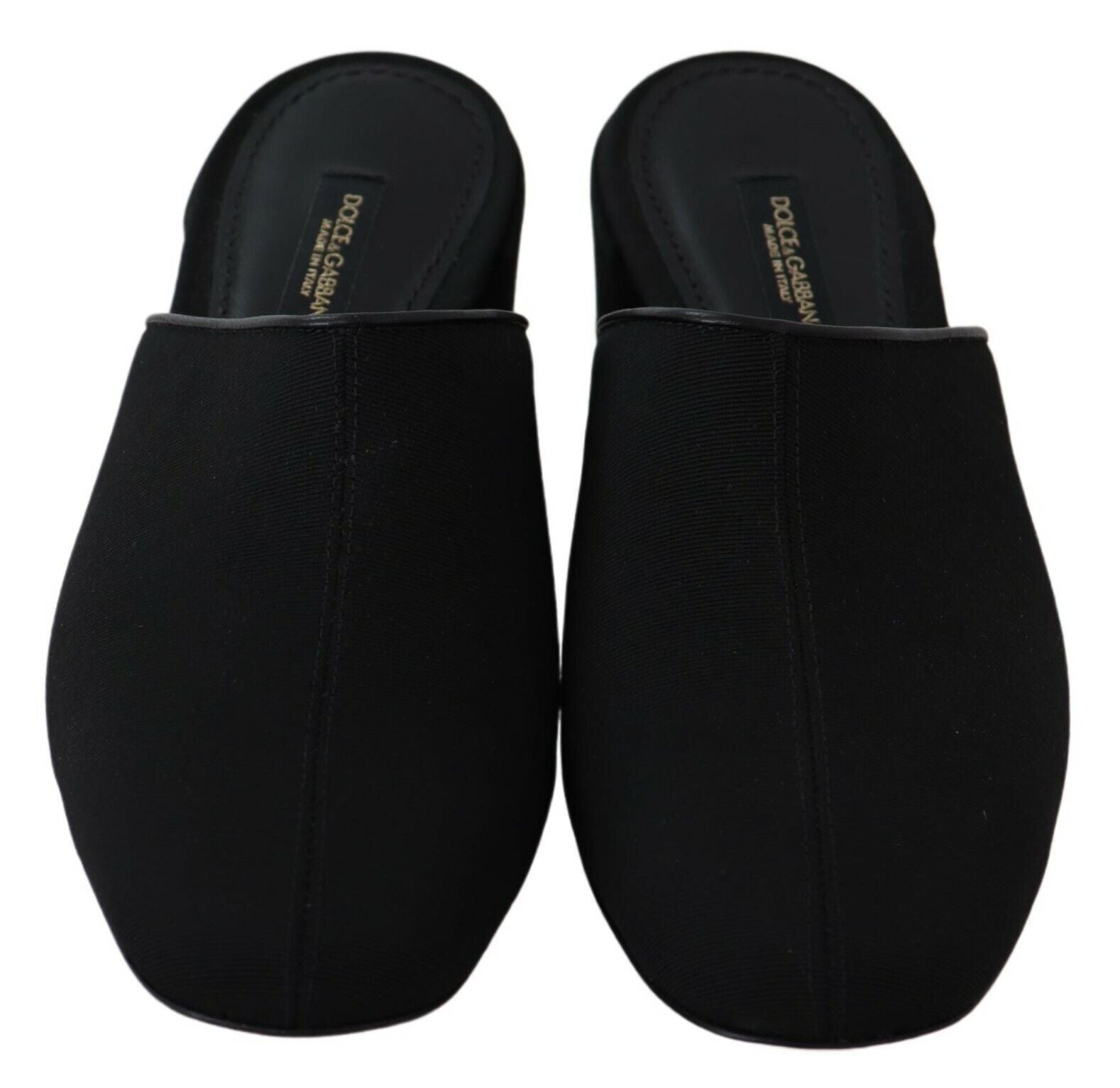 Schicke schwarze Rips-Sandalen