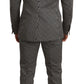 Dolce & Gabbana Dark Gray Check 3 Piece Set MARTINI Suit