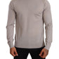 Eleganter hellblauer Rollkragenpullover aus Kaschmir
