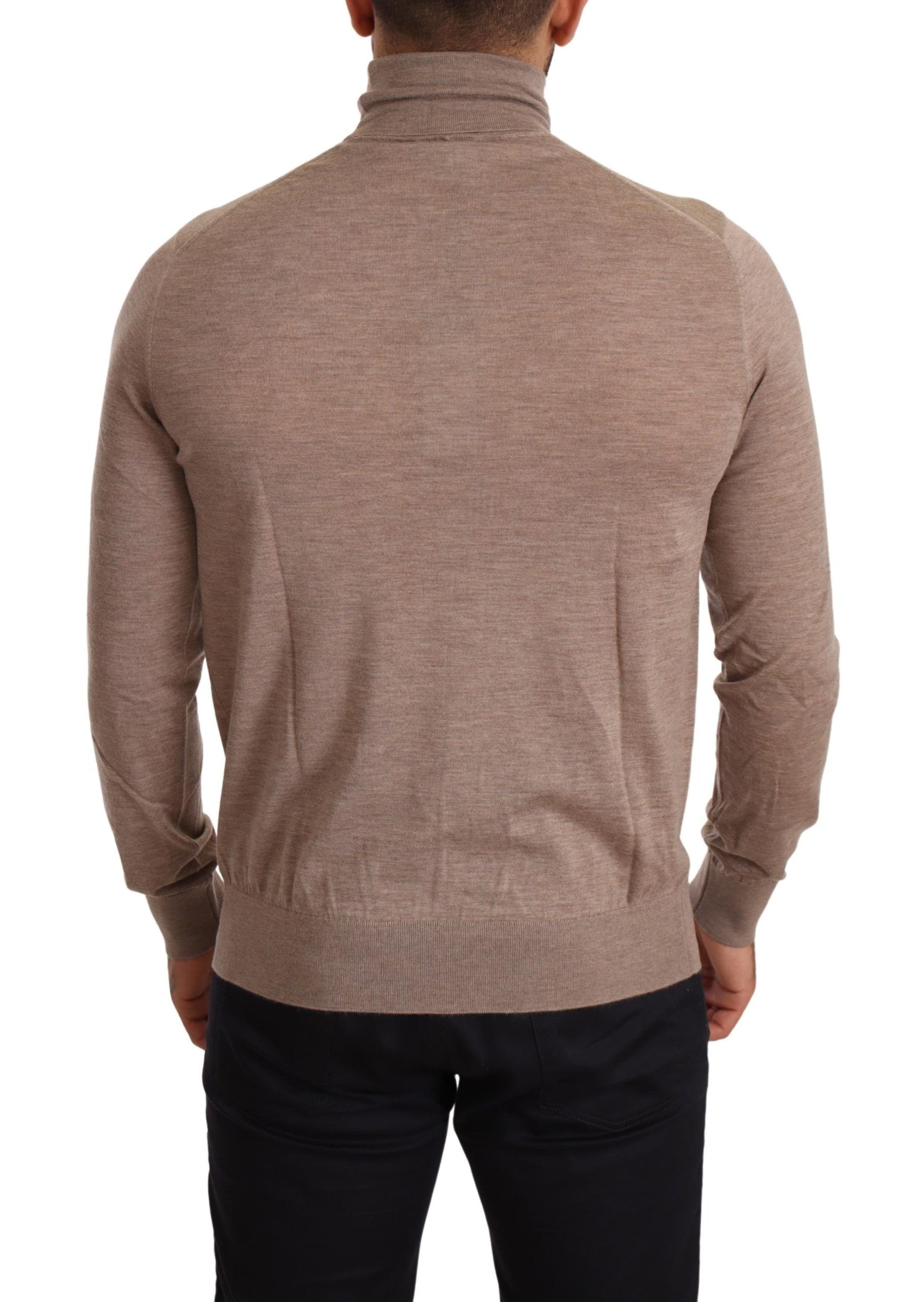 Elegante maglione a collo alto in cashmere