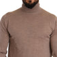 Elegante maglione a collo alto in cashmere