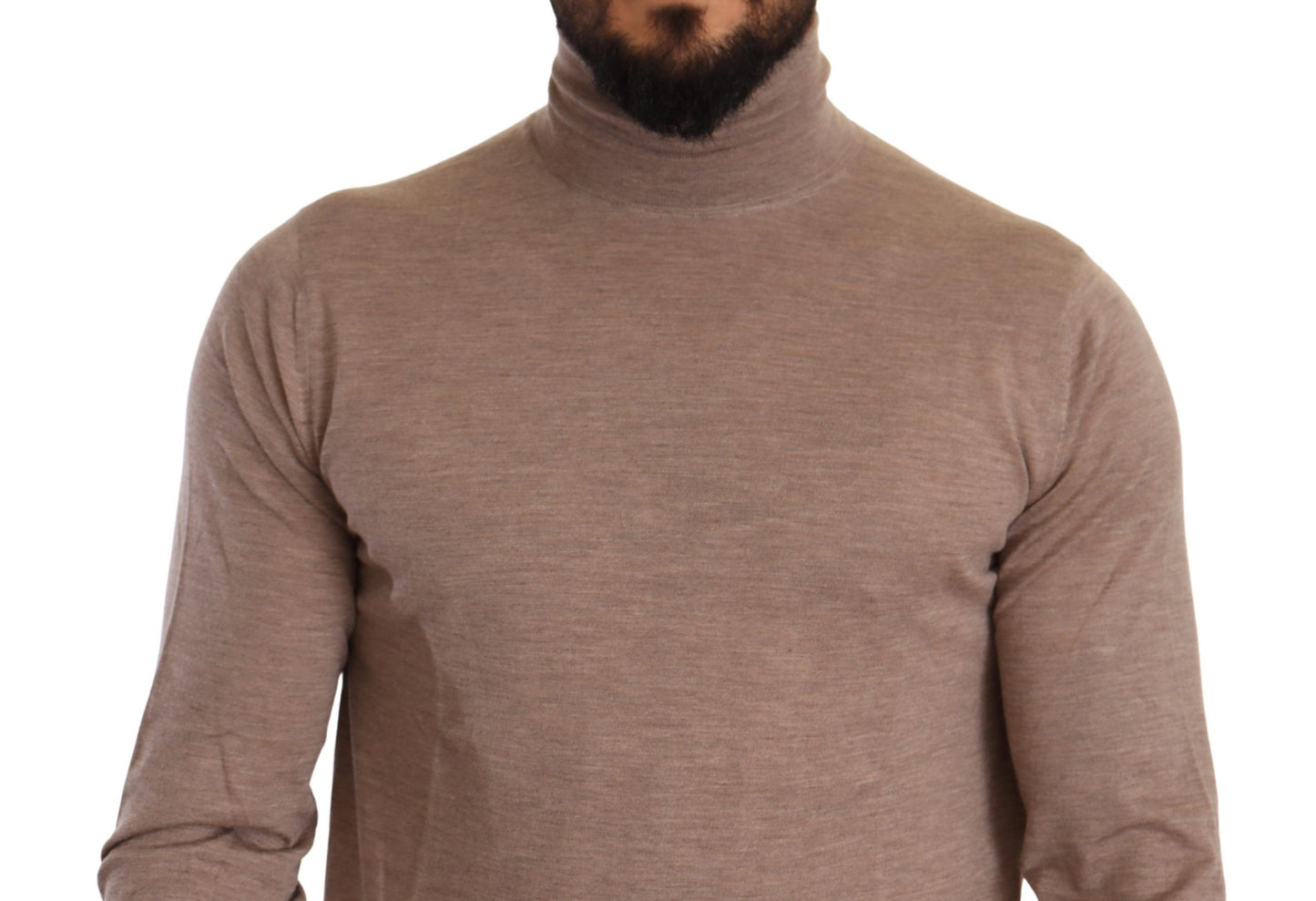 Elegante maglione a collo alto in cashmere