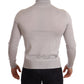 Eleganter Rollkragenpullover aus Kaschmir-Seide-Mix