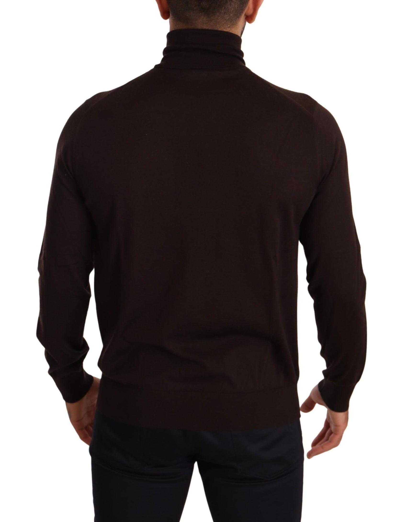 Elegante maglione a collo alto in cashmere