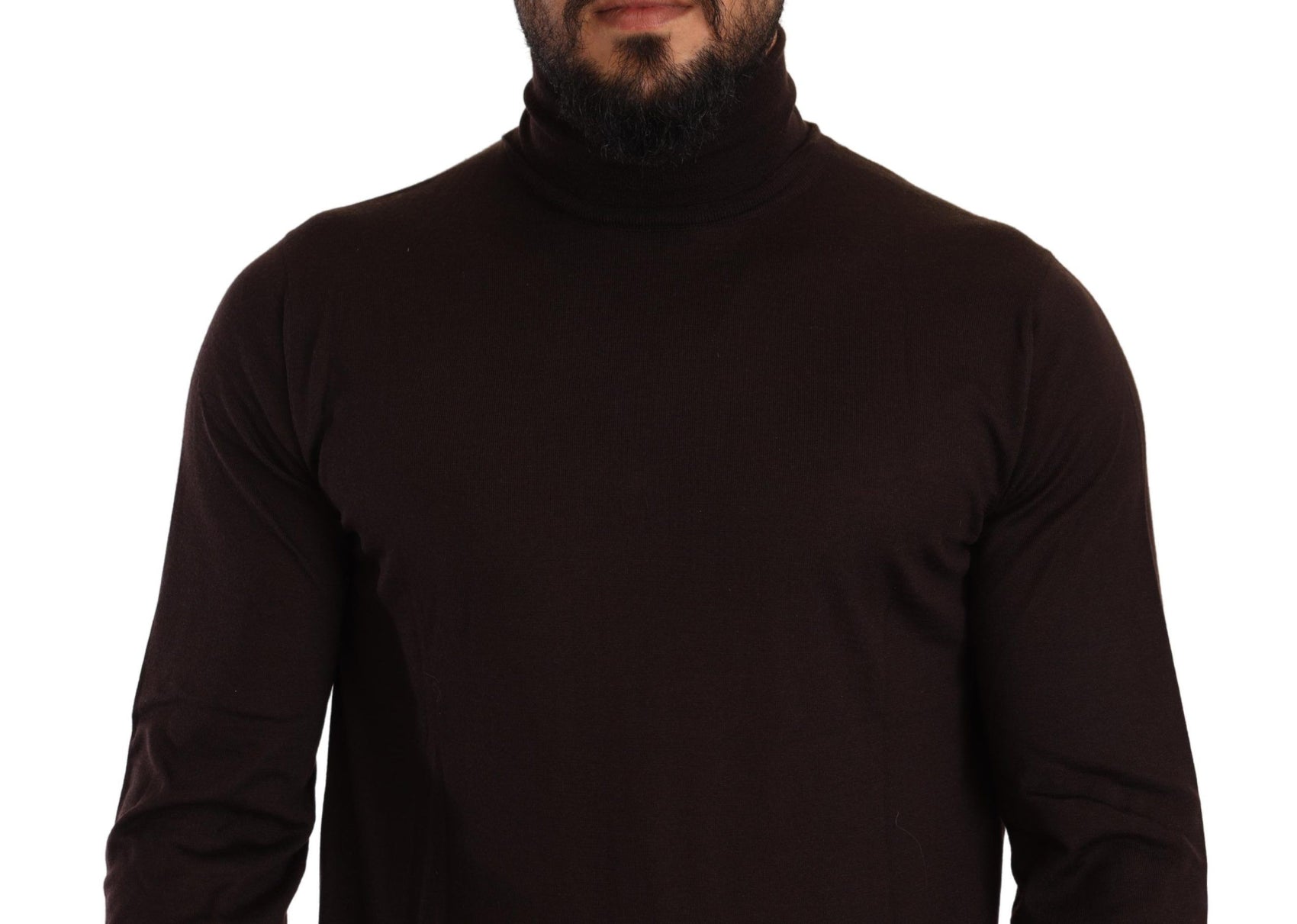 Elegante maglione a collo alto in cashmere