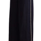 Eleganti jeans a zampa blu scuro