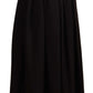 Elegant High Waist Maxi A-line Wool Skirt