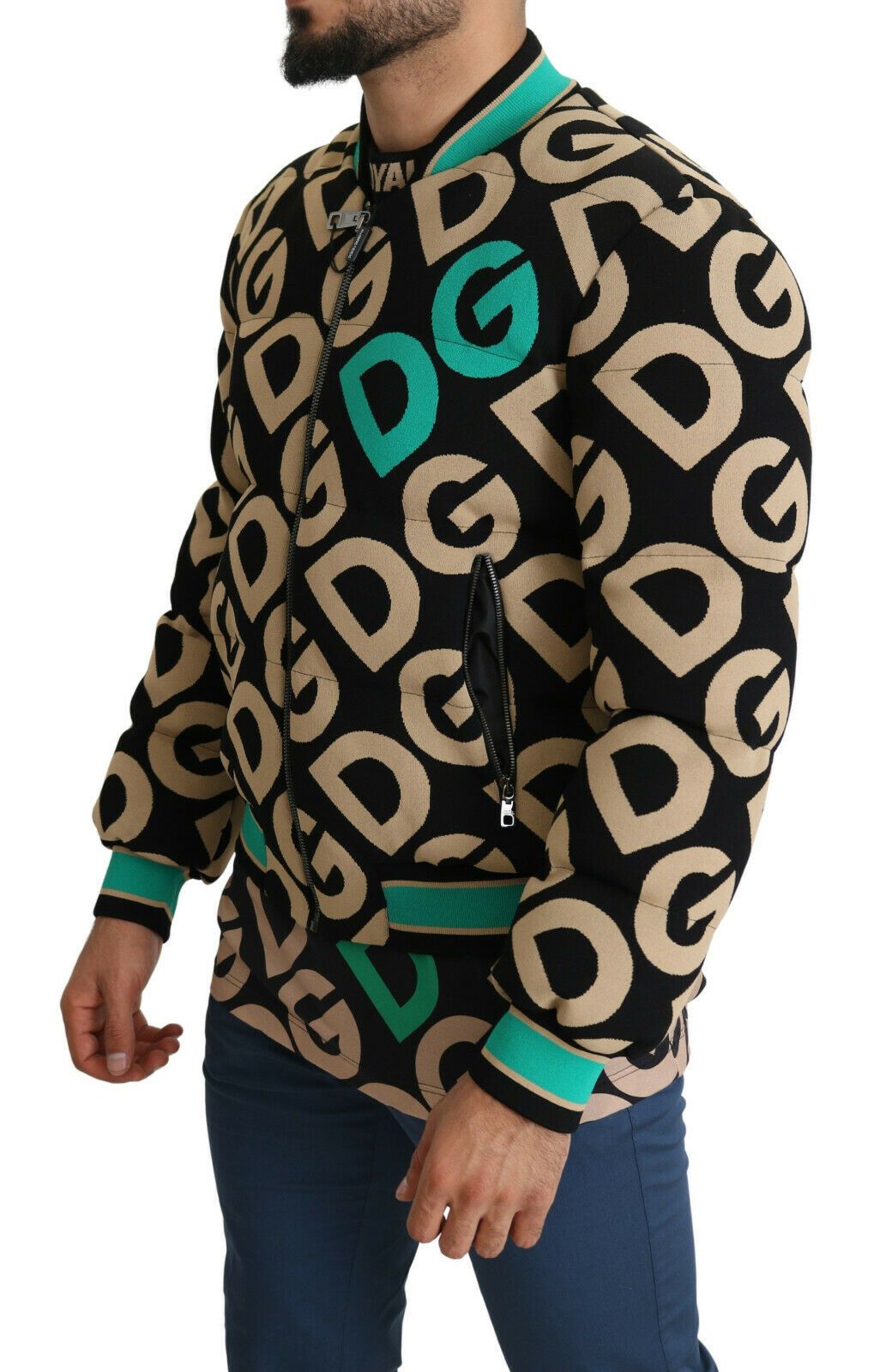 Ikonische bedruckte Bomberjacke – Exquisites Design