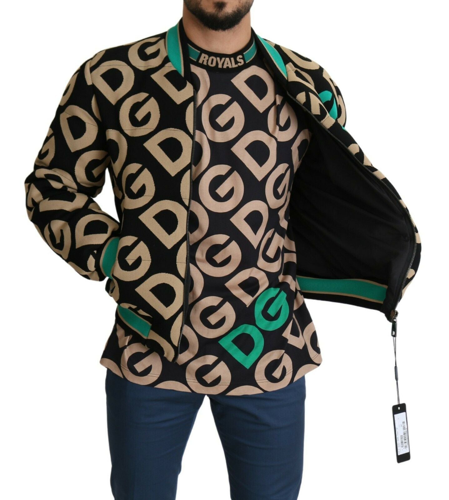 Ikonische bedruckte Bomberjacke – Exquisites Design