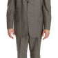 Elegant Light Brown Wool Men's Suit