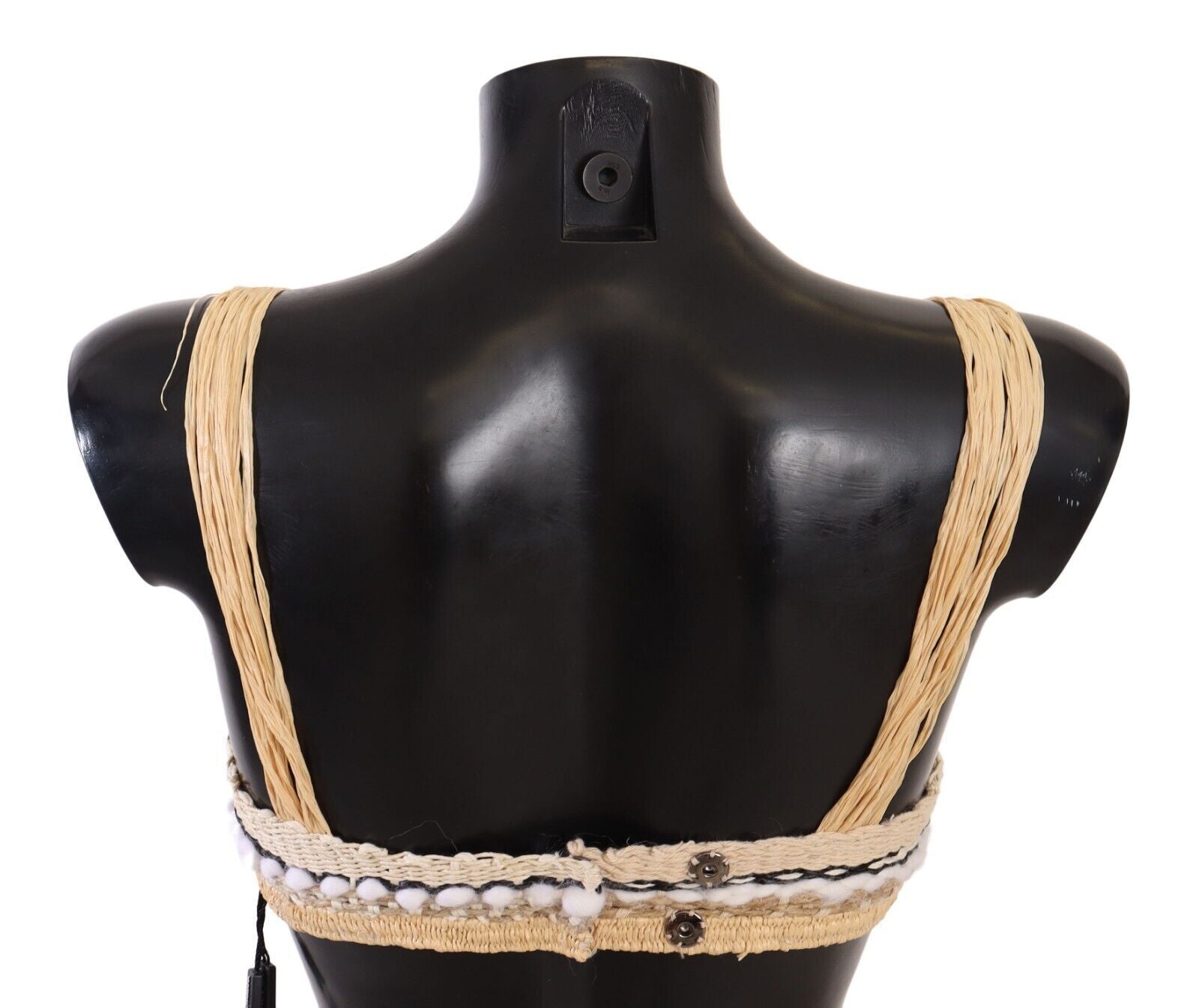 Schickes beiges Häkel-Crop-Top