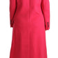 Elegant Pink Wool-Cashmere Coat