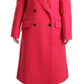 Elegant Pink Wool-Cashmere Coat