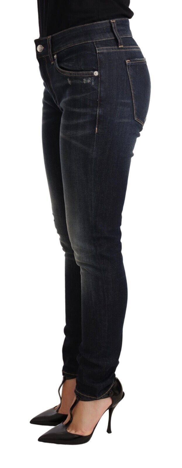 Jeans aderenti slim blu chic