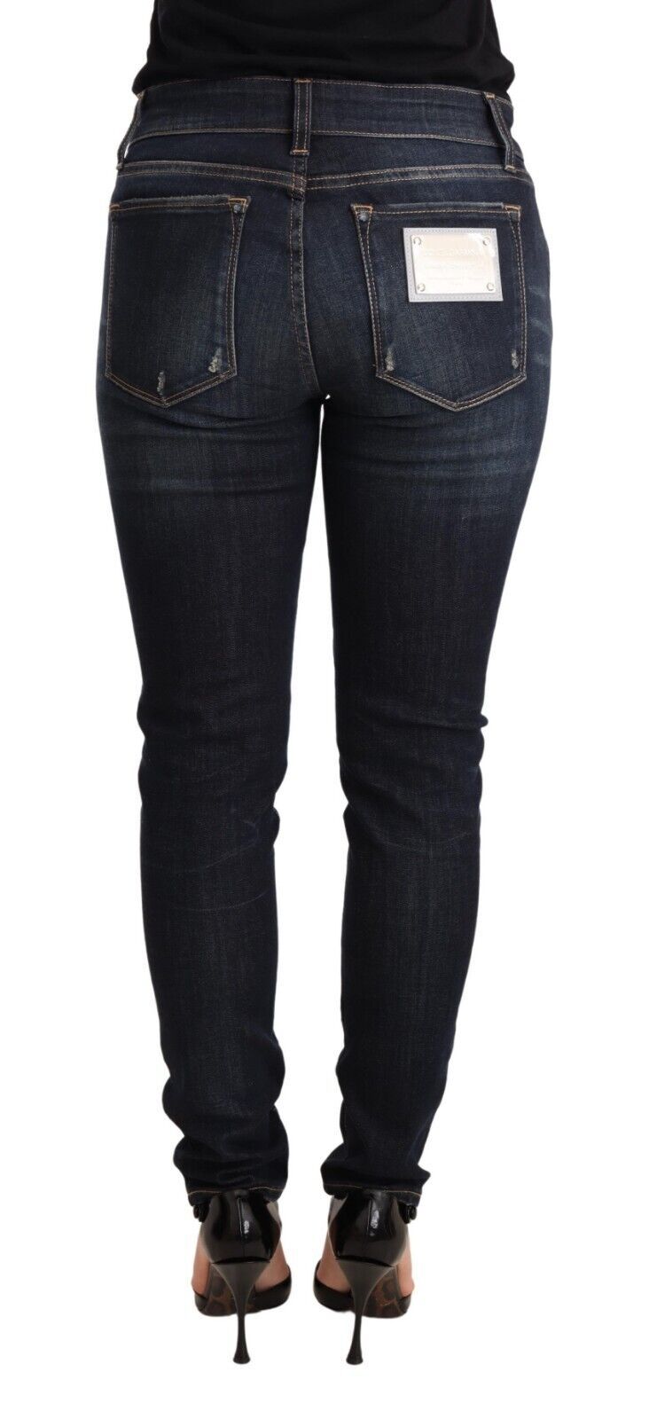 Jeans aderenti slim blu chic