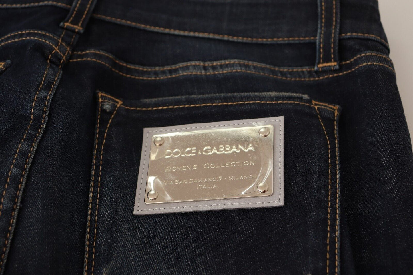 Jeans aderenti slim blu chic