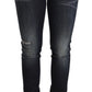 Jeans aderenti slim blu chic