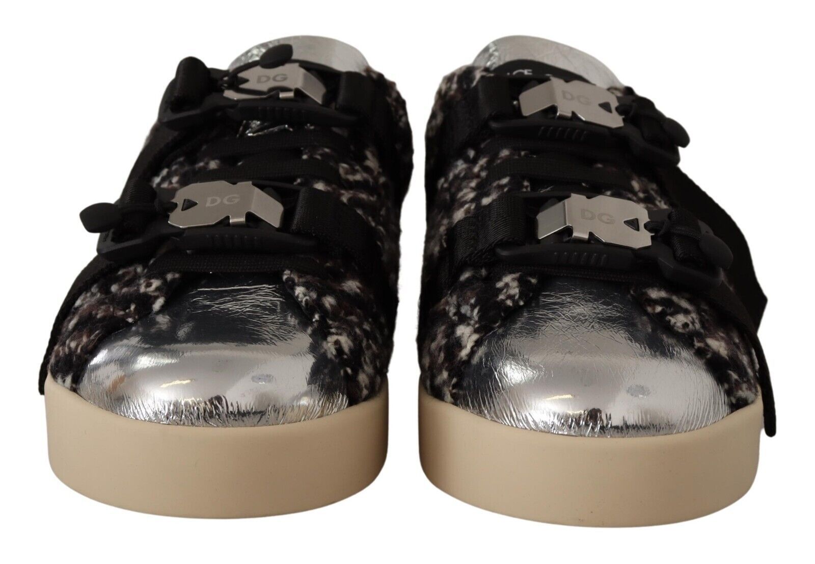 Sneakers in pelle Silver Elegance