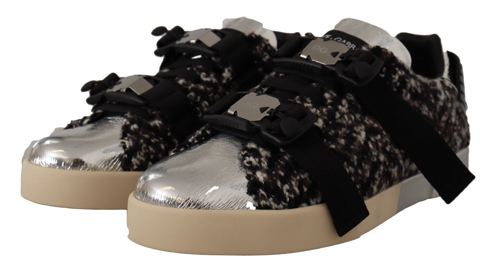 Sneakers in pelle Silver Elegance