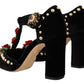 Elegant Velvet T-Strap Mary Jane Pumps