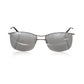 Silver Metallic Men Sunglass