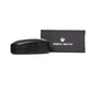 Frankie Morello Silver Metallic Fibre Men Sunglass