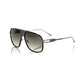 Brown Metallic Fiber Men Sunglass